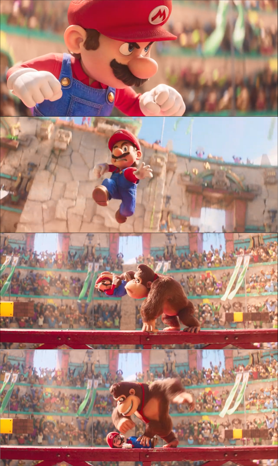 Mario pounded by Donkey Kong  meme template