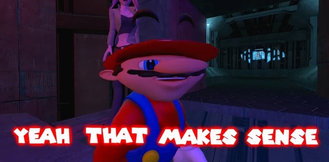 Mario that make sense  meme template