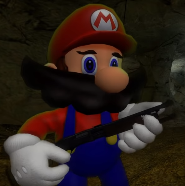 Mario with Shotgun  meme template