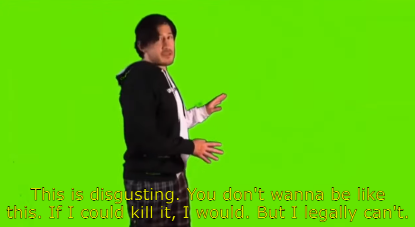 Markiplier this is disgusting  meme template