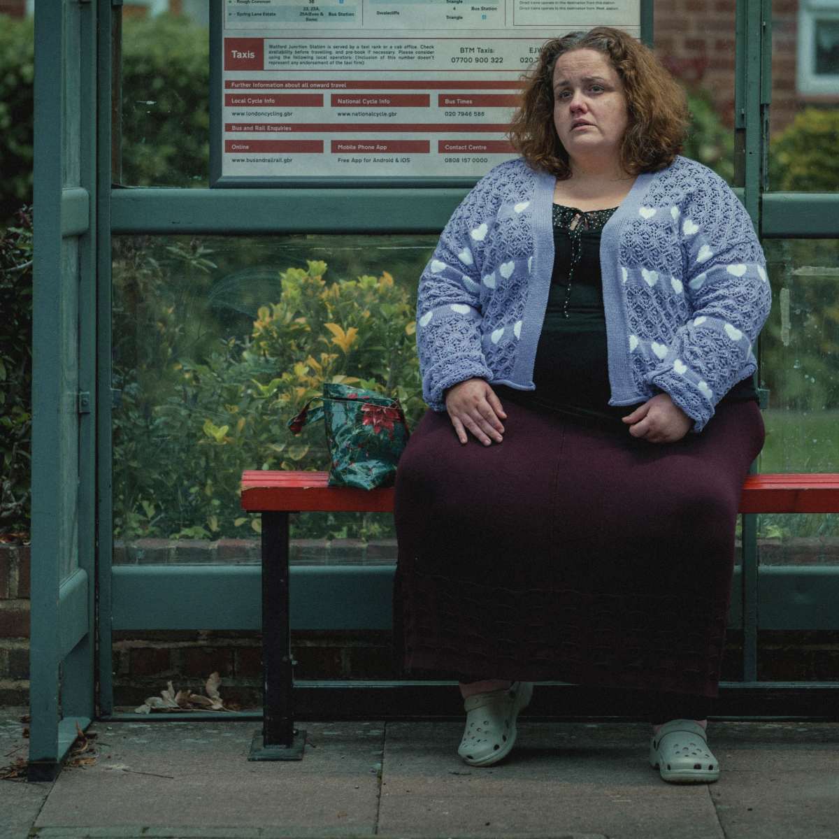 Martha at the bus stop meme template