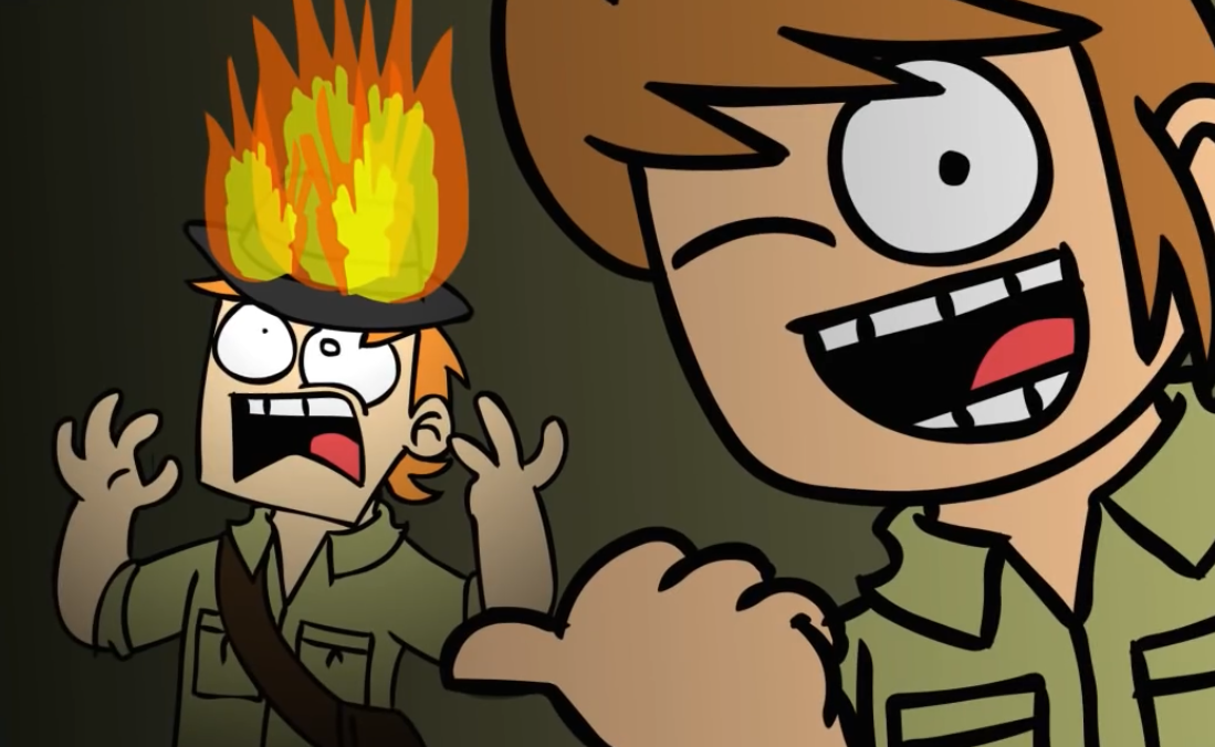 Matt on fire  meme template