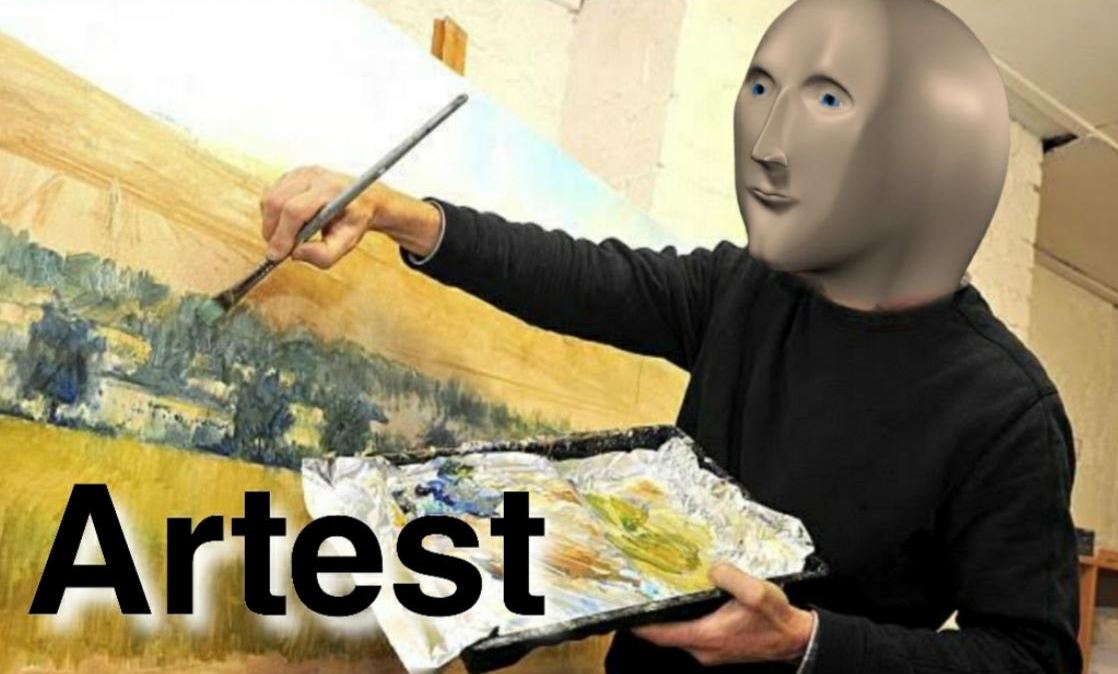 Meme Man Artist  meme template