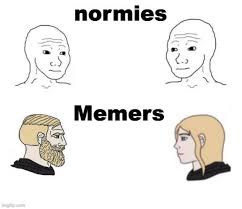 Memers vs normies  meme template