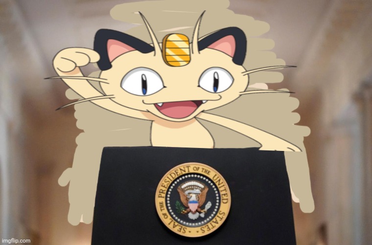 Meowth party  meme template