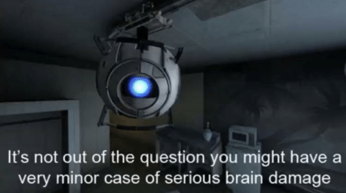 Minor case of serious brain damage  meme template