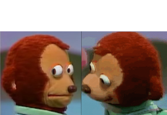 monkey puppet the 2nd  meme template