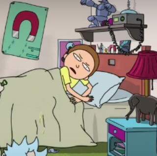 Morty bedtime realisation  meme template