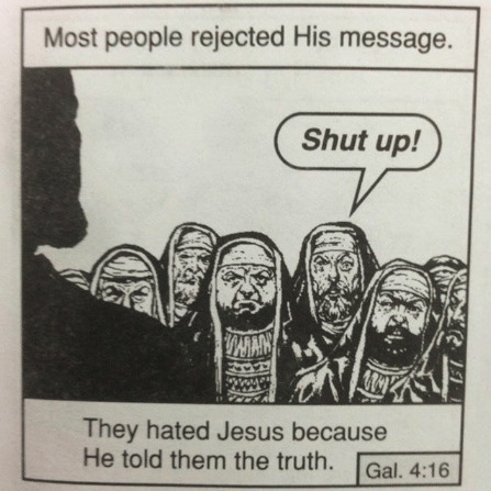 Most people rejected his message  meme template