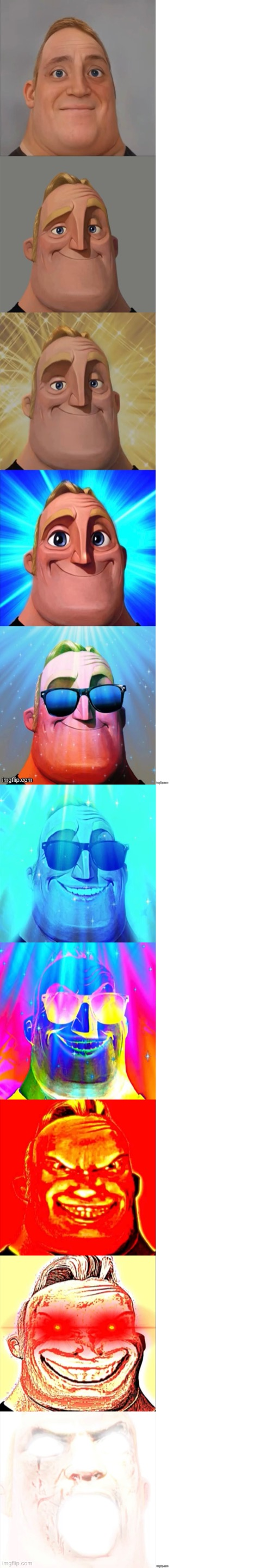Mr Incredible Becoming Canny  meme template