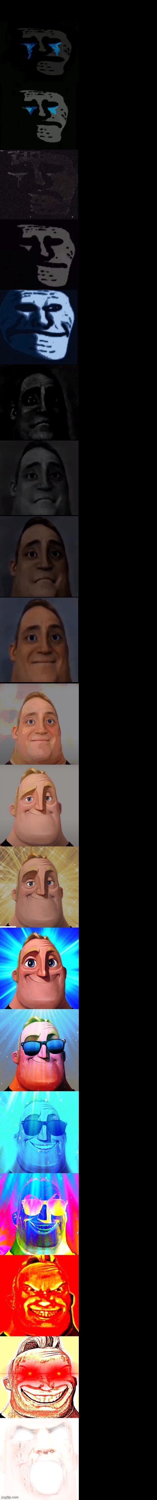 Mr Incredible Becoming Sad To Canny  meme template