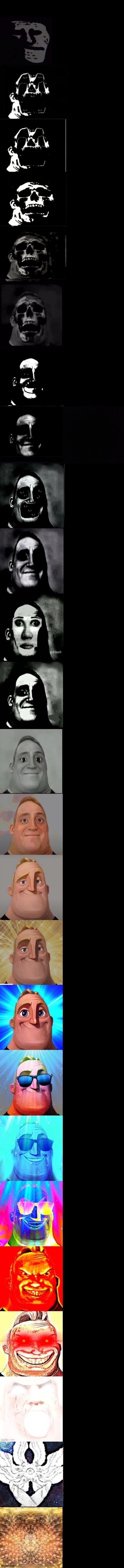 Mr Incredible Becoming Trollge To God Updated  meme template