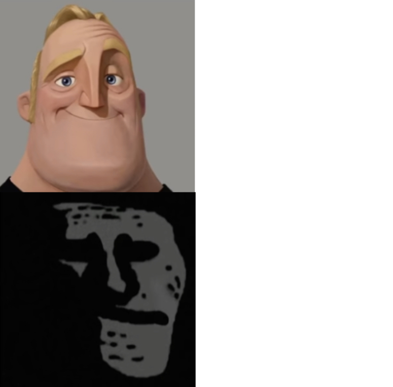 Mr incredible traumatized  meme template
