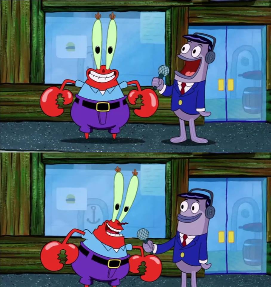 Mr krabs money  meme template