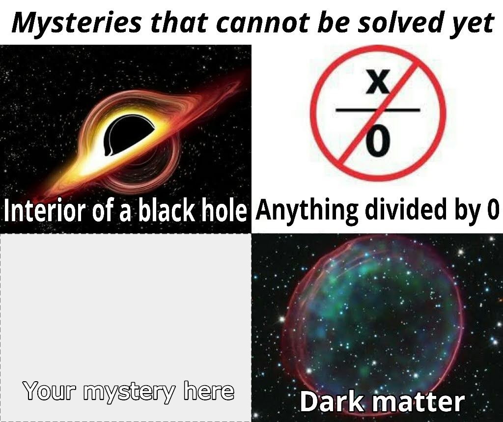 Mysteries That Cannot Be Solved Yet  meme template