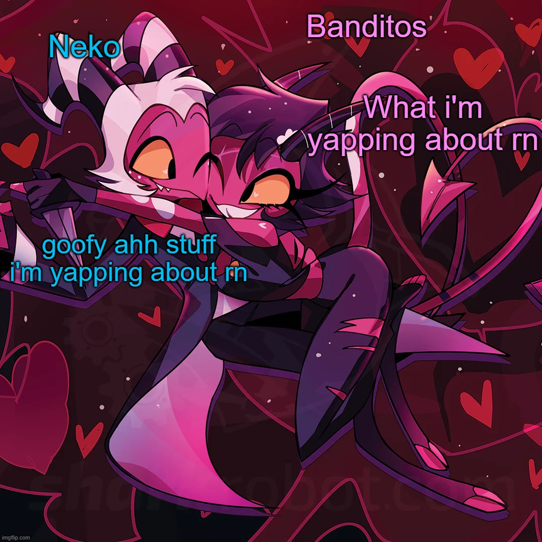 Neko and Banditos shared announcement meme template
