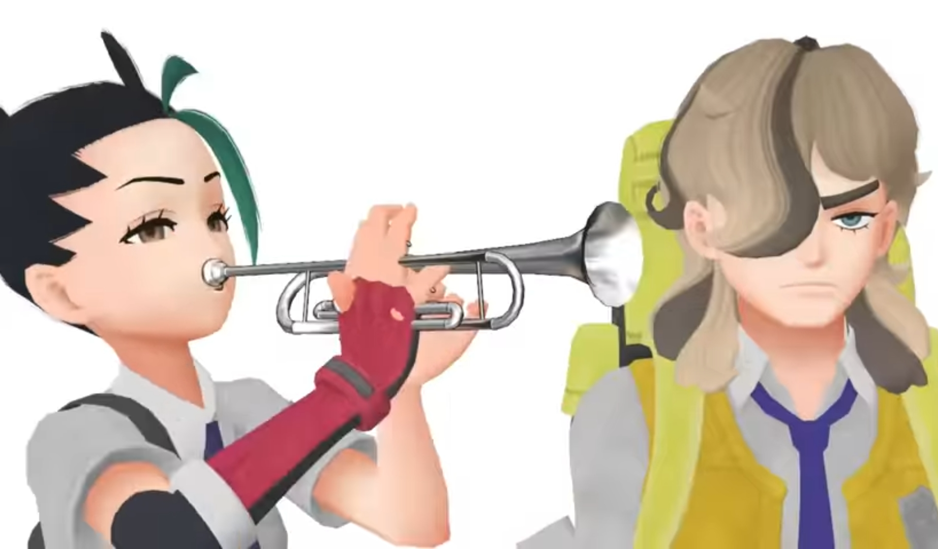 Nemona trumpet  meme template