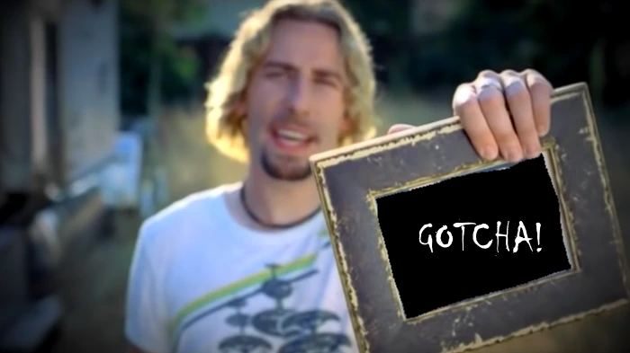 NICKELBACK PHOTOGRAPH  meme template