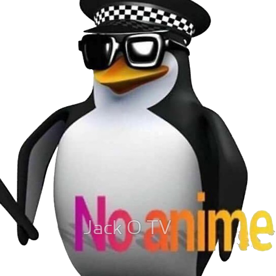 No Anime Penguin (with transparency)  meme template