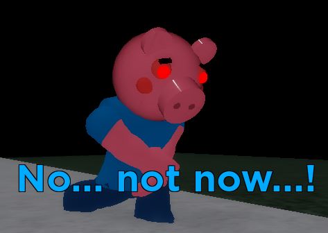 Not Now! George Pig  meme template