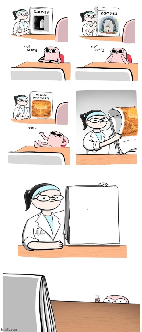 Not Scary  meme template