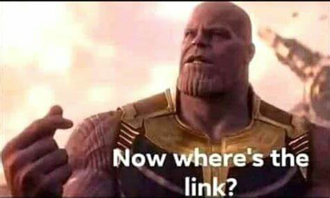Now where's the link meme template