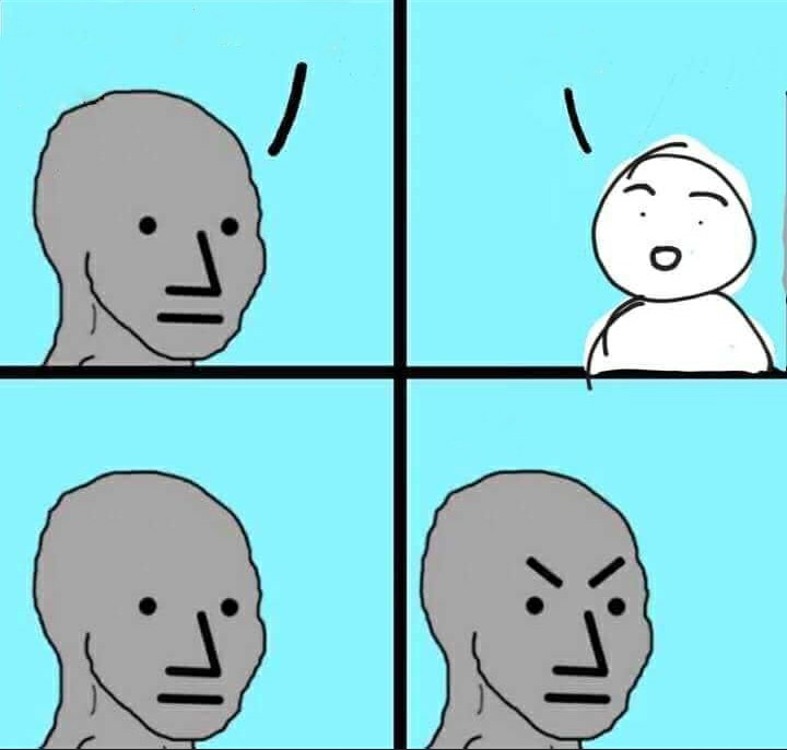 NPC Meme meme template