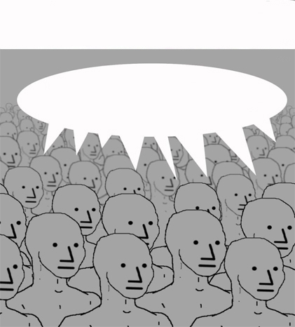 NPCProgramScreed meme template