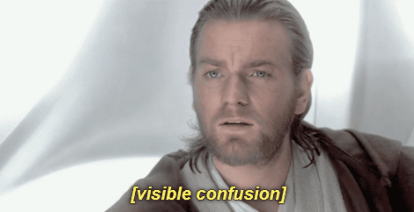 Obi-Wan Visible Confusion  meme template
