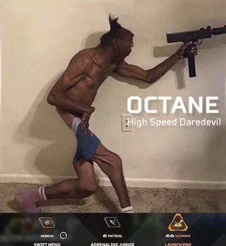 Octane high speed daredevil  meme template