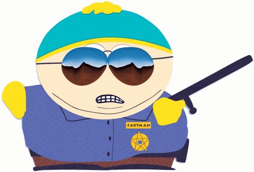 Officer Cartman meme template