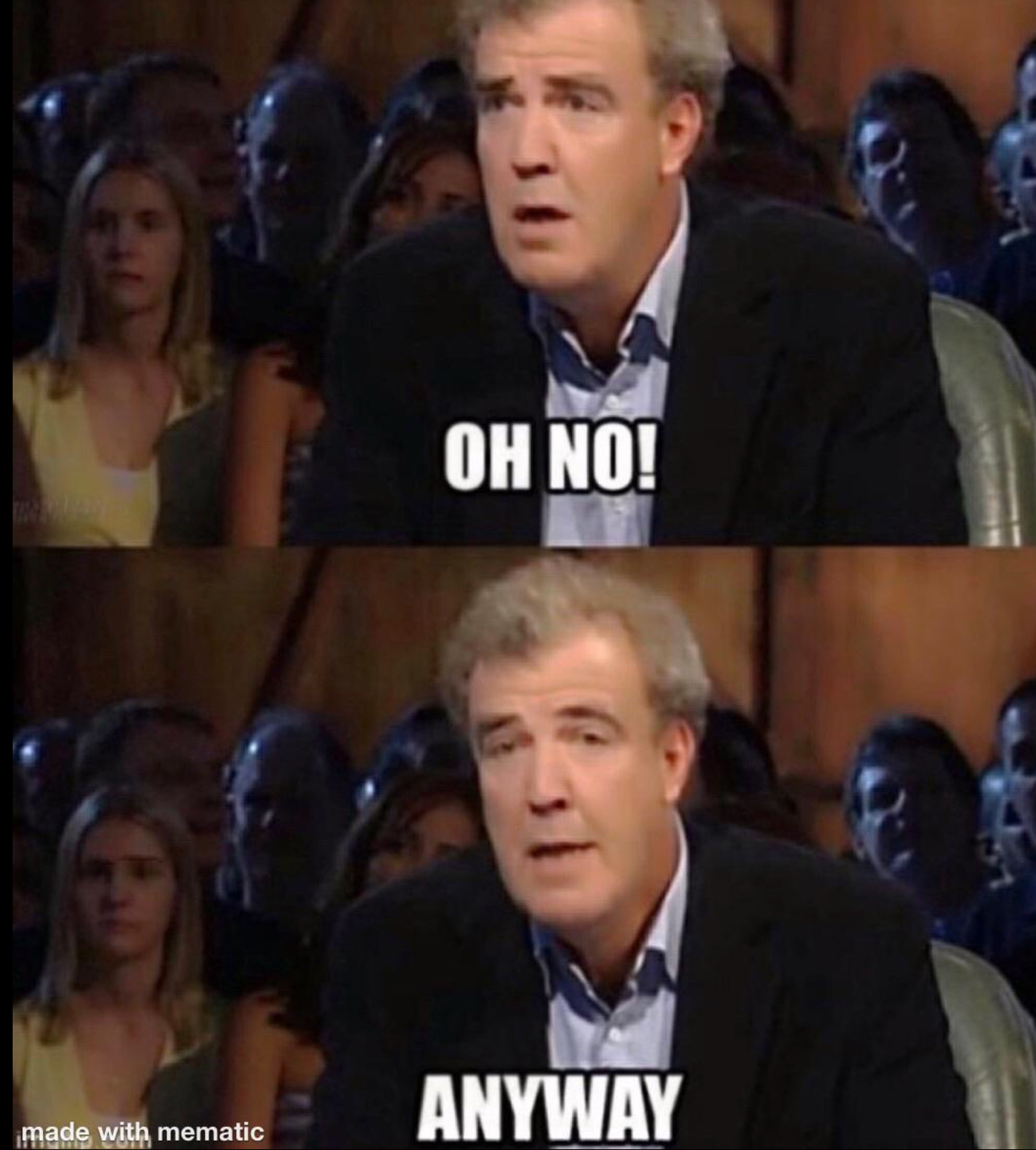 Oh no anyway meme template