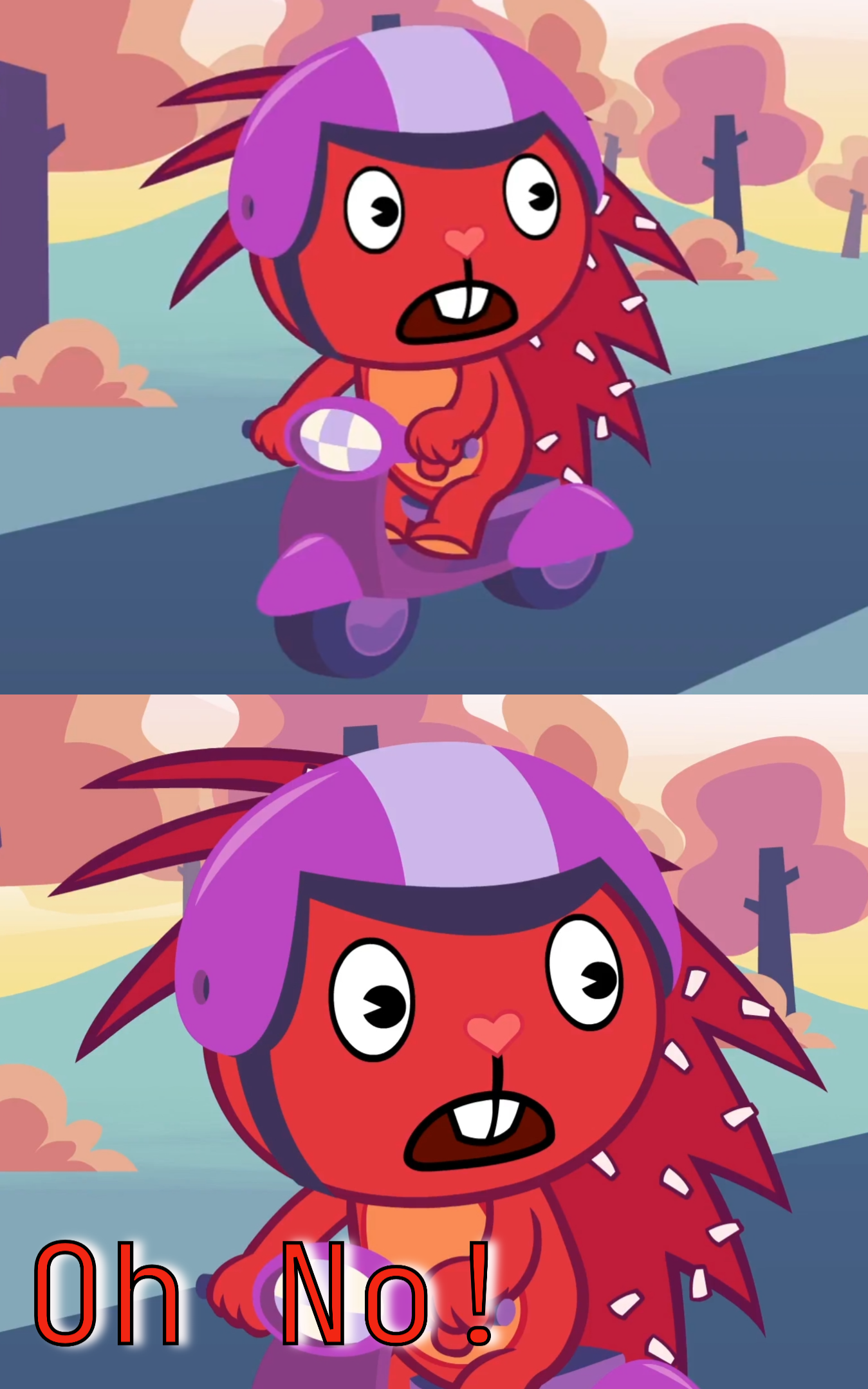Oh No! (HTF)  meme template