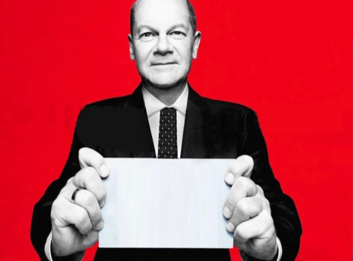 Olaf The Scholz!  meme template