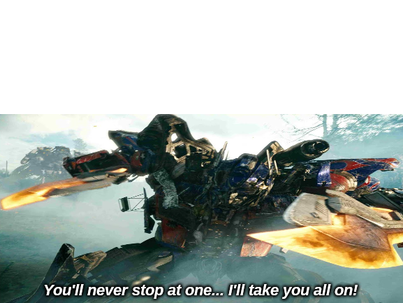 Optimus prime battle  meme template