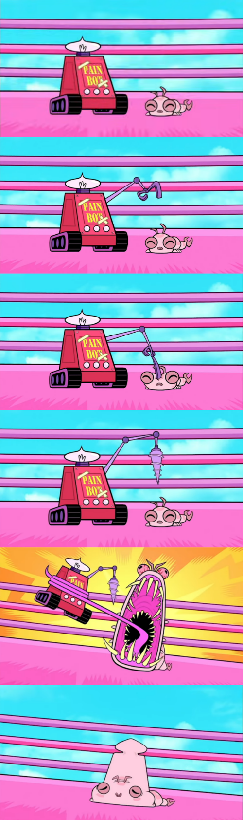 Pain Bot Vs. Silkie  meme template