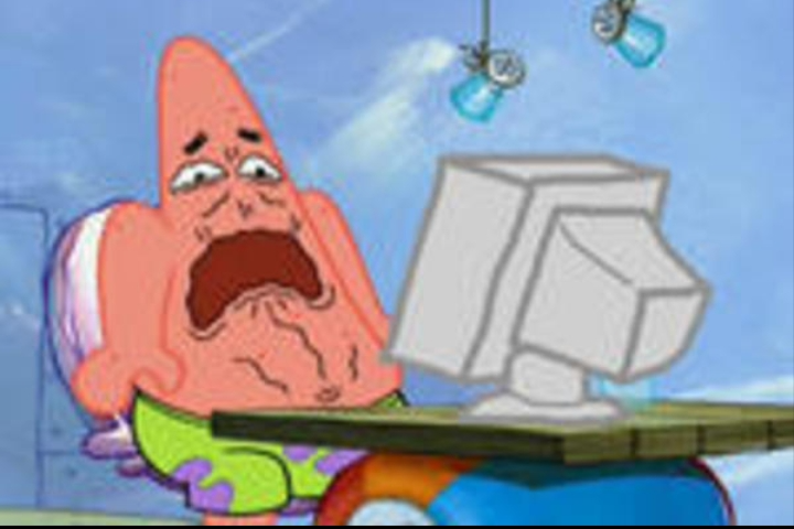 Patrick disgusted  meme template