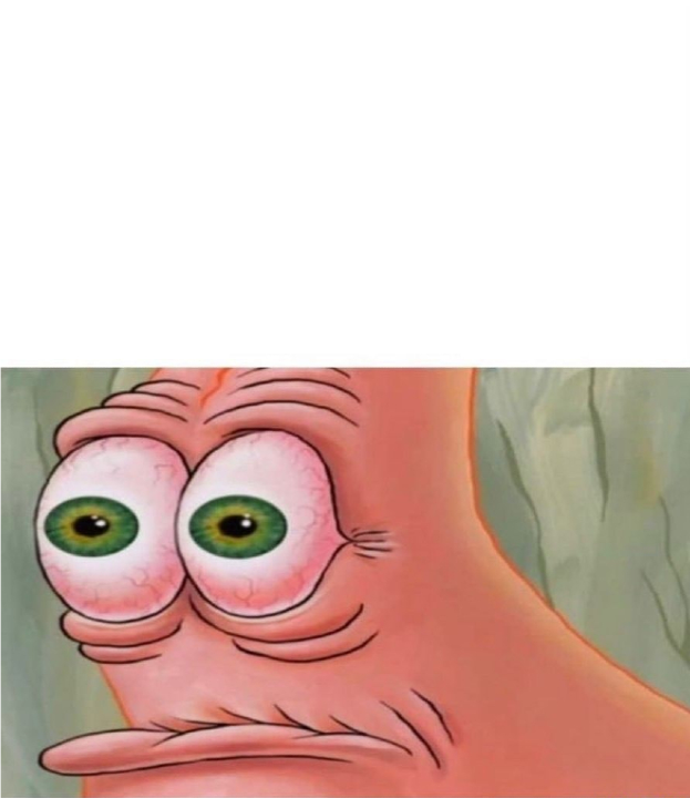 Patrick watching  meme template