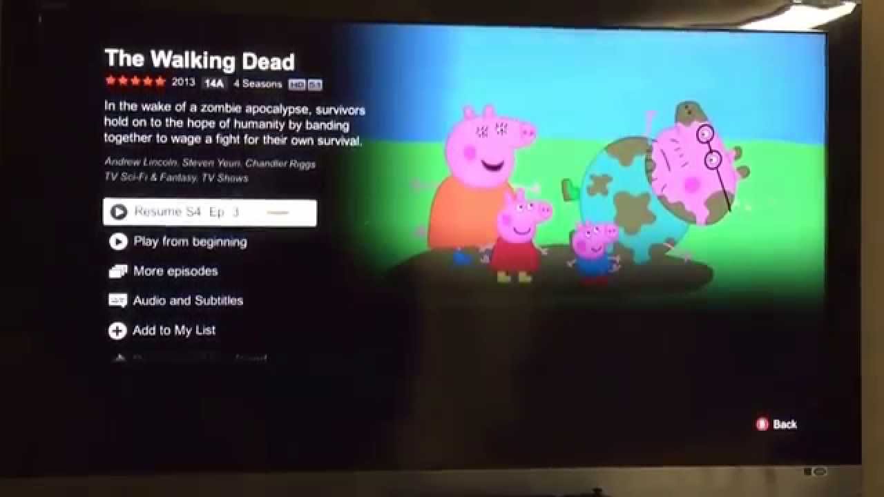 Peppa Pig Netflix Glitch  meme template