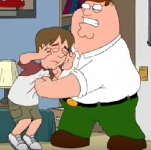 Peter Beating up Kyle  meme template
