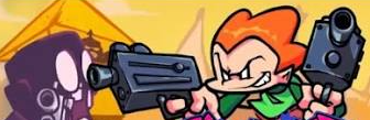 Pico shoots at someone  meme template