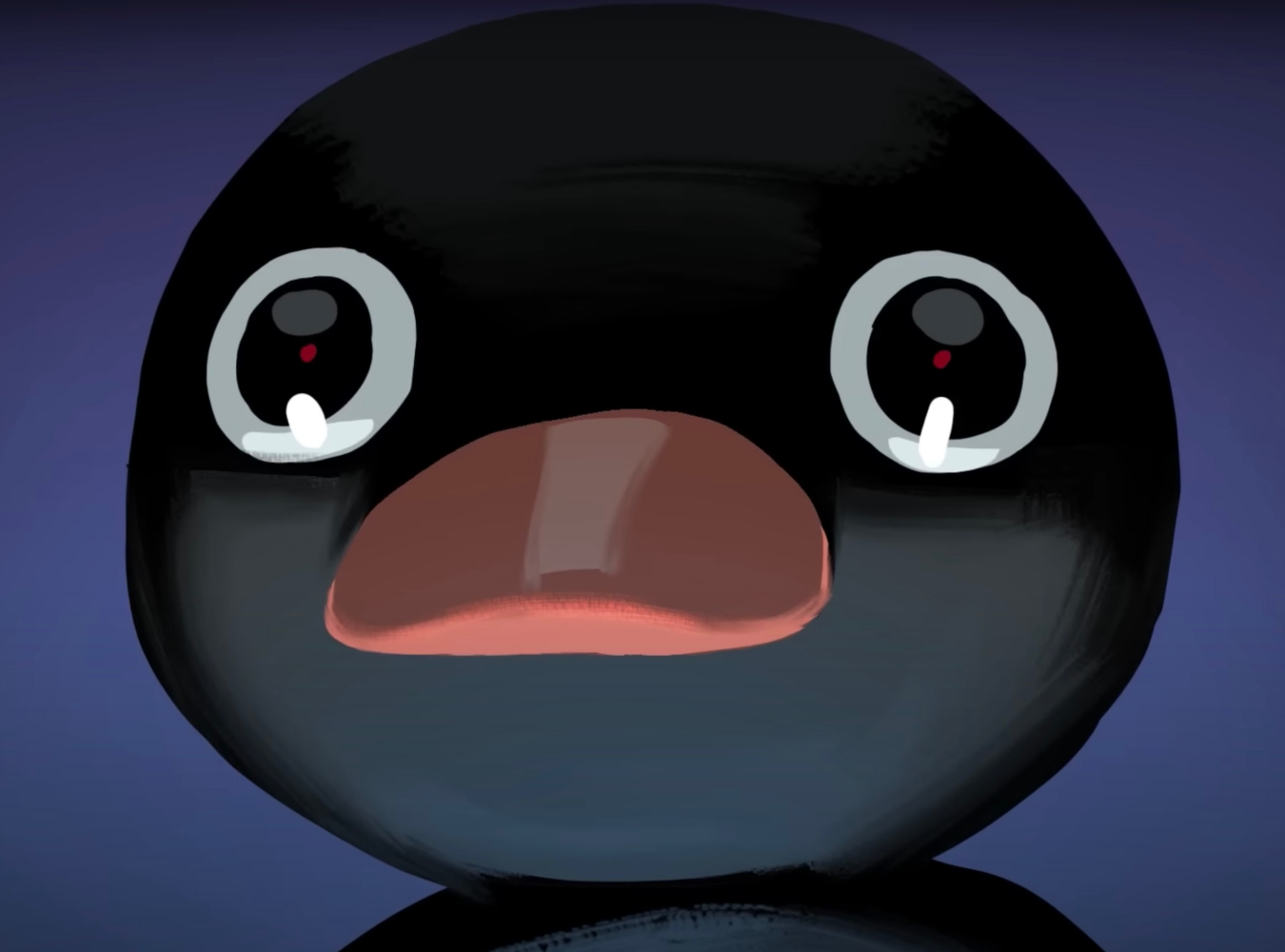 Pingu stare  meme template
