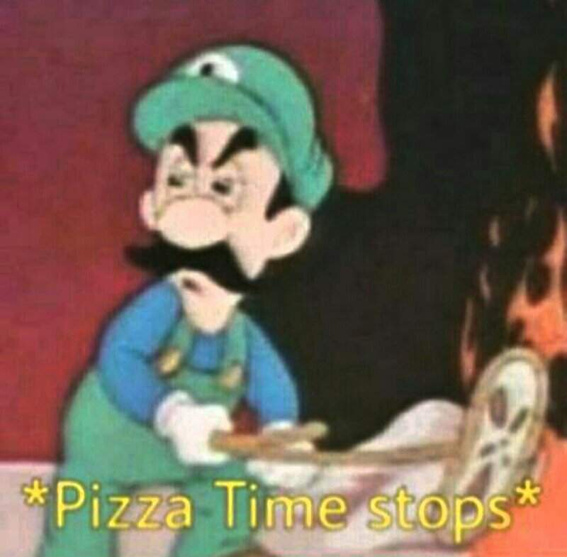 Pizza time stops  meme template