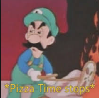Pizza Time Stops  meme template