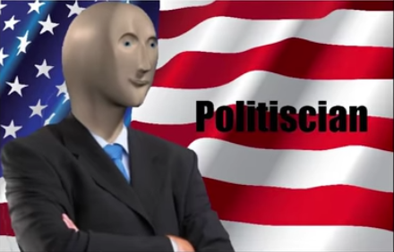 Politiscian  meme template