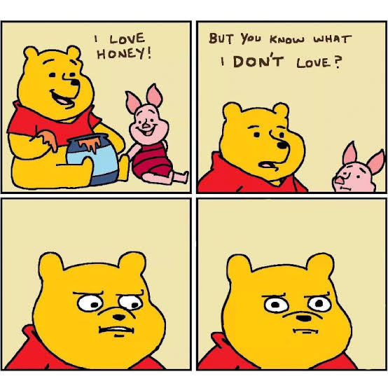 Pooh Loves Honey  meme template