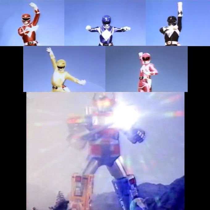 Power Rangers meme template