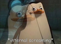 Private Internal Screaming meme template