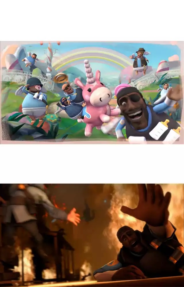 Pyrovision  meme template