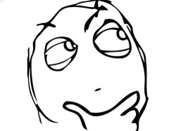 Question Rage Face meme template